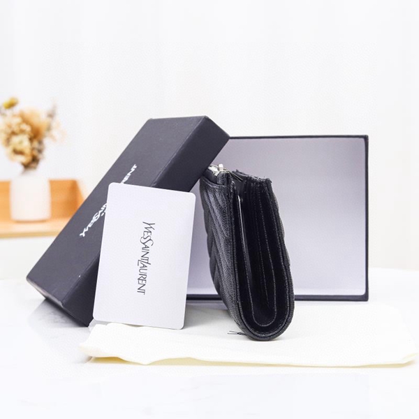 イヴサンローラン財布側面デザイン